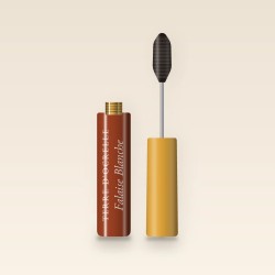 Mascara Falaise Blanche à la biotine – Terre d'Ocrelle, flacon et brosse 10 ml, teinte Brun noir