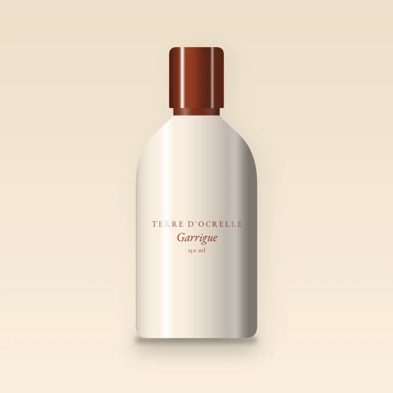 Nettoyant visage Garrigue à l'extrait de thé vert – Terre d'Ocrelle, flacon 150 ml