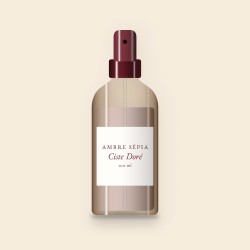 Brume parfumée Ciste Doré à la mûre – Ambre Sépia, flacon spray 100 ml