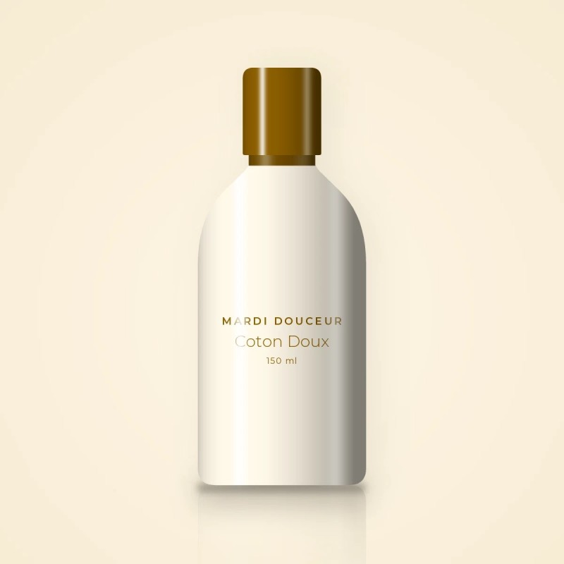 Coton Doux nettoyant visage peaux sensibles – Mardi Douceur, flacon 150 ml