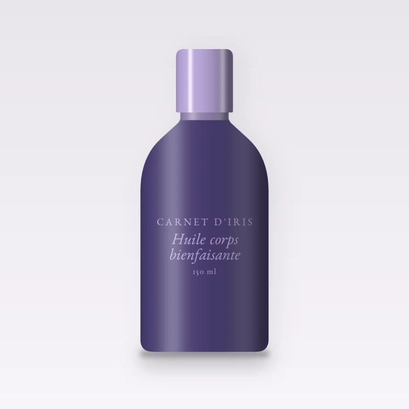 Huile corps bienfaisante à la nigelle – Carnet d'Iris, flacon 150 ml