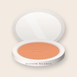 Blush Essentiels au beurre de karité – Maison Nuance, boîtier 6 g, teinte 04 Abricot