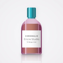Fond de teint résistant à l'eau Encre Studio – Chromalie, flacon 35 ml, teinte 13 Beige miel