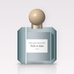 Parfum Perle d'Aube charnel au cacao – Palais Nacré, flacon 30 ml