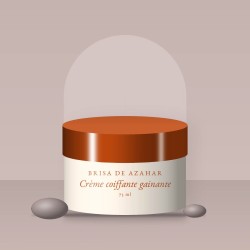 Crème coiffante gainante à la cire de carnauba – Brisa de Azahar, photo d'ambiance