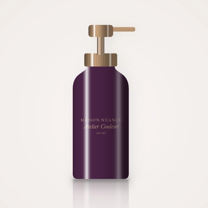 Shampooing Atelier Couleur à l'huile d'argan – Maison Nuance, flacon-pompe 100 ml