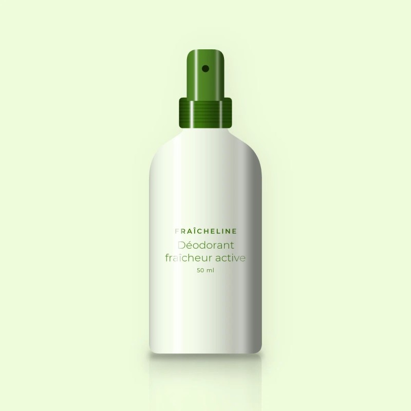 Déodorant fraîcheur active au sureau pour homme – Fraîcheline, flacon spray 50 ml