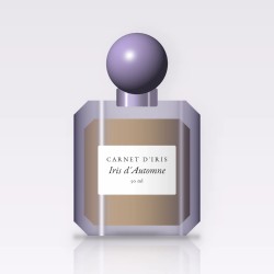Parfum Iris d'Automne contemporain – Carnet d'Iris, flacon 50 ml
