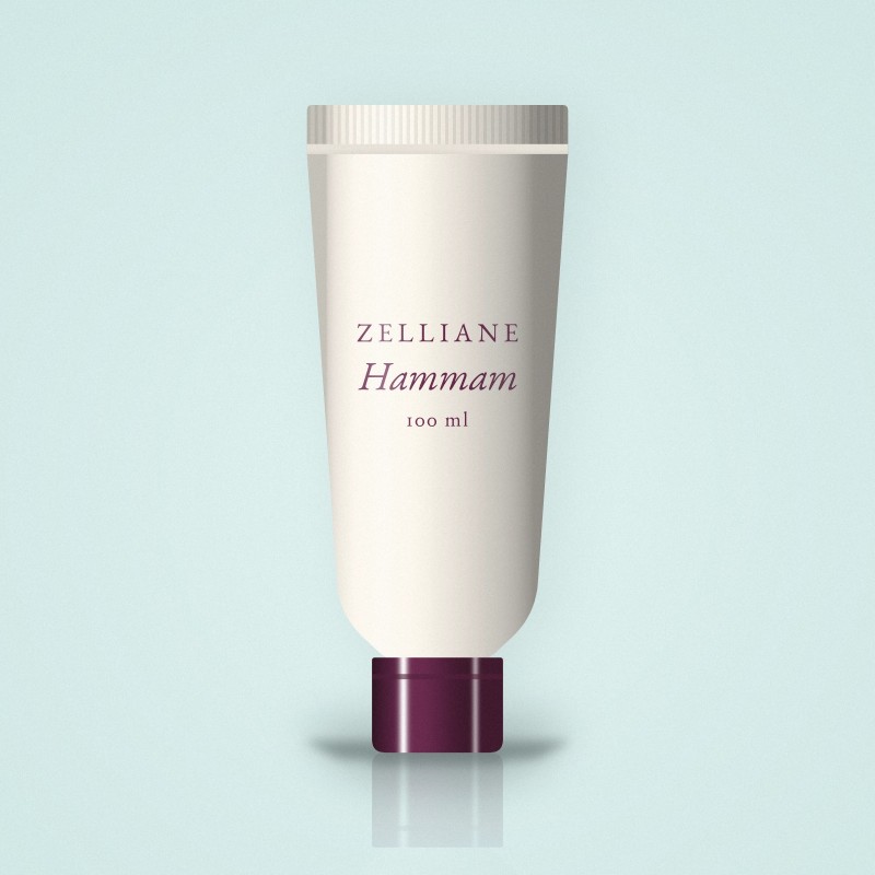 Hammam masque visage confort – Zelliane, tube 100 ml