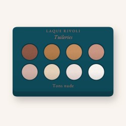 Palette yeux Tuileries audacieuse – Laque Rivoli, 9 × 1 g, teinte Tons nude
