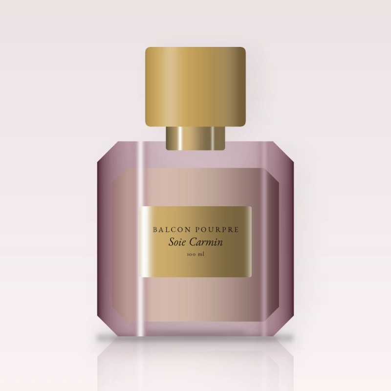 Parfum Soie Carmin raffiné à la mandarine – Balcon Pourpre, flacon 100 ml