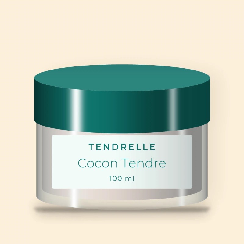 Masque visage Cocon Tendre au beurre de karité – Tendrelle, pot 100 ml