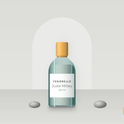 Après-shampooing Juste Milieu à l'acide hyaluronique – Tendrelle, photo d'ambiance