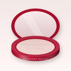 Enlumineur anti-fatigue à la fleur de cerisier – Coulisse Rouge, boîtier 4,5 g, teinte Nacre rosée