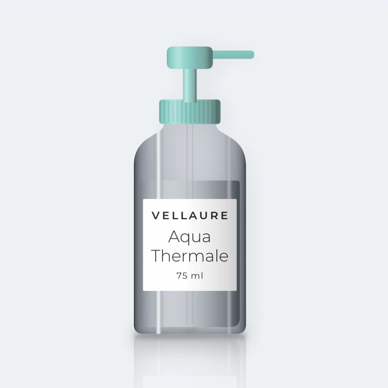 Baume après-rasage essentiel Aqua Thermale – Vellaure, flacon-pompe 75 ml