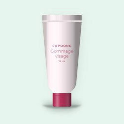 Gommage visage anti-imperfections à l'acide lactique – Sopoong, tube 75 ml