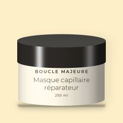 Masque capillaire réparateur aux extraits d'algues – Boucle Majeure, pot 250 ml