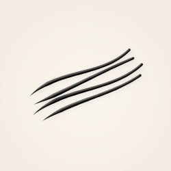 Eyeliner Sable Chaud ultra-fin – Terre d'Ocrelle, aperçu de la teinte Noir intense