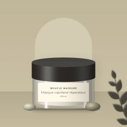 Masque capillaire réparateur aux extraits d'algues – Boucle Majeure, photo d'ambiance