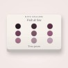 Palette yeux signature Voile de Soie – Rive Opaline, 12 × 1 g, teinte Tons prune