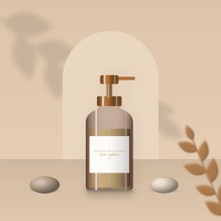 Huile capillaire anti-frisottis aux pépins de raisin – Barbier de la Butte, photo d'ambiance