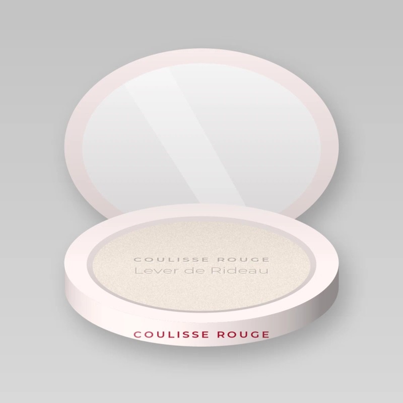 Poudre fixante Lever de Rideau – Coulisse Rouge, boîtier 9 g, teinte 01 Translucide