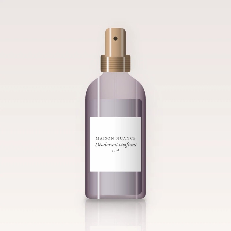 Déodorant vivifiant au néroli pour homme – Maison Nuance, flacon spray 75 ml
