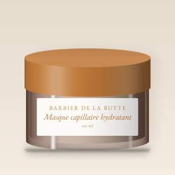 Masque capillaire hydratant au beurre de cupuaçu – Barbier de la Butte, pot 150 ml