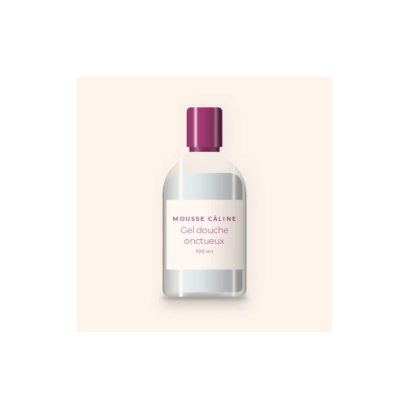 Gel douche onctueux à l'huile d'olive – Mousse Câline, flacon 100 ml