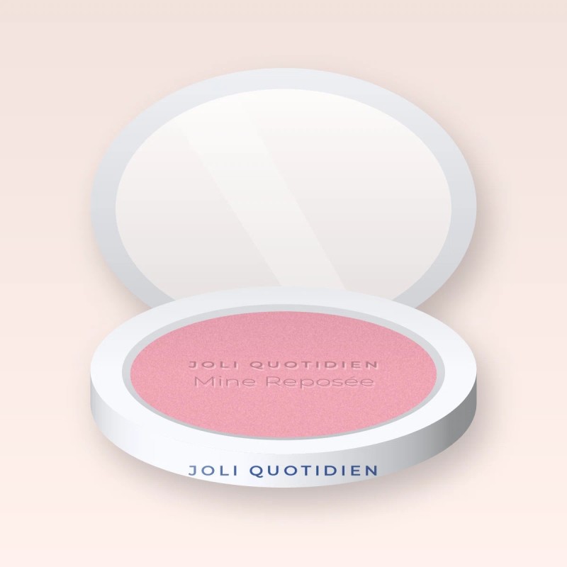 Blush Mine Reposée à l'huile de framboise – Joli Quotidien, boîtier 6 g, teinte 02 Rose tendre