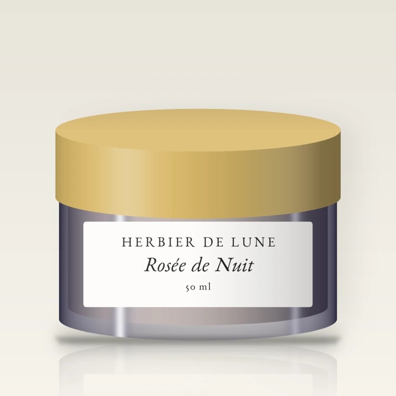 Soin anti-âge premières rides Rosée de Nuit – Herbier de Lune, pot 50 ml