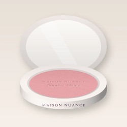 Blush haute pigmentation Nuance Douce – Maison Nuance, boîtier 6 g, teinte 01 Rose poudré