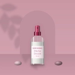 Déodorant Pêche Douce à l'aloe vera – Sopoong, photo d'ambiance