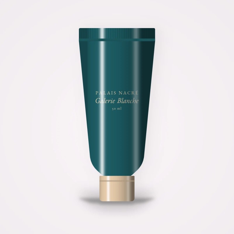 Crème hydratante Galerie Blanche à l'extrait d'algue – Palais Nacré, tube 50 ml