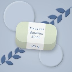 Savon Bouleau Blanc délicatement parfumé – Fjeldlys, photo d'ambiance