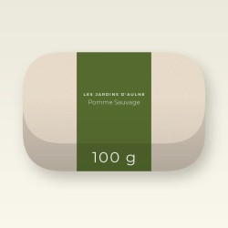 Savon Pomme Sauvage surgras au curcuma – Les Jardins d'Aulne, pain 100 g