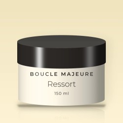 Masque capillaire Ressort à l'extrait de guimauve – Boucle Majeure, pot 150 ml