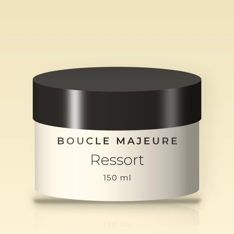 Masque capillaire Ressort à l'extrait de guimauve – Boucle Majeure, pot 150 ml
