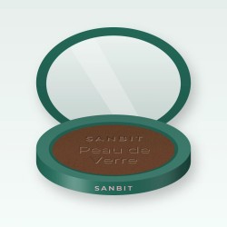 Poudre perfectrice Peau de Verre – Sanbit, boîtier 20 g, teinte 15 Cacao