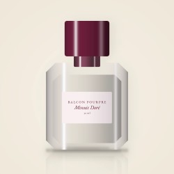 Parfum Minuit Doré abstrait à l'iris – Balcon Pourpre, flacon 30 ml