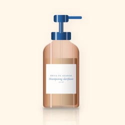 Shampooing clarifiant à l'extrait de canneberge – Brisa de Azahar, flacon-pompe 100 ml