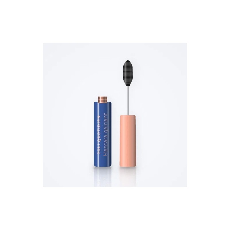 Mascara gainant au beurre de karité – Joli Quotidien, flacon et brosse 8 ml, teinte Noir