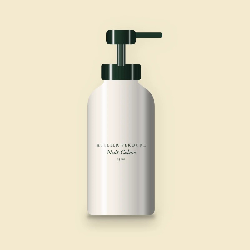 Contour des yeux rafraîchissant Nuit Calme – Atelier Verdure, flacon-pompe 15 ml