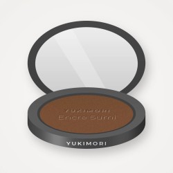 Poudre Encre Sumi à l'huile de macadamia – Yukimori, boîtier 12 g, teinte 14 Moka