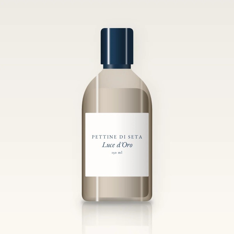 Après-shampooing fortifiant Luce d'Oro – Pettine di Seta, flacon 150 ml
