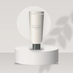 Crème à raser confort intense à l'aloe vera – Selle & Silex, photo d'ambiance