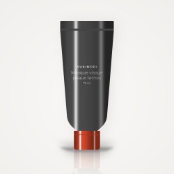 Masque visage peaux ternes à l'acide hyaluronique – Yukimori, tube 75 ml
