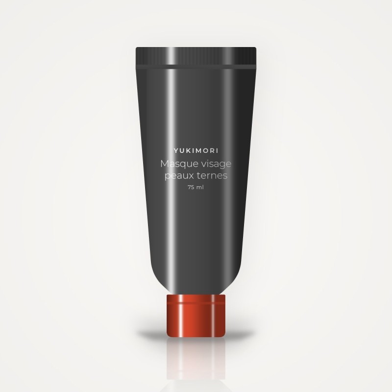 Masque visage peaux ternes à l'acide hyaluronique – Yukimori, tube 75 ml