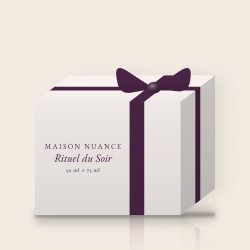 Coffret Rituel du Soir au poivre rose – Maison Nuance, 50 ml + 75 ml