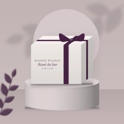 Coffret Rituel du Soir au poivre rose – Maison Nuance, photo d'ambiance